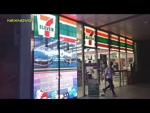 Transparent LED Display | Storefront Display for 711