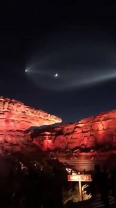 ALIENS!!! Check out the view of SpaceX's rocket launch at Disney California Adventure Park! Video credit: SaBrian Acosta DETAILS: http://bit.ly/2DvpvSJ | FOX 10 Phoenix