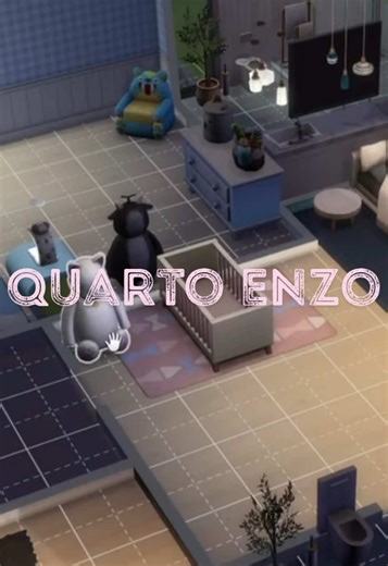 Quarto do Enzo, Kyra e Dara 💖🎞️ #thesims4 #gameplay #building #fy