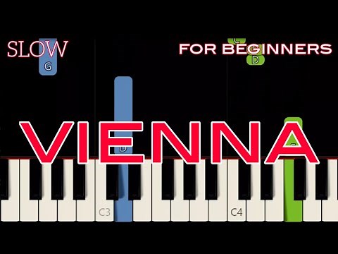 VIENNA [ HD ] - BILLY JOEL | EASY PIANO