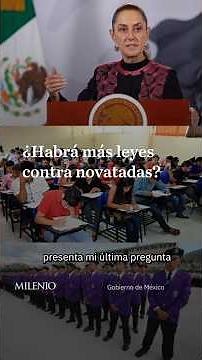 Sheinbaum analiza legislar más para frenar violencia y novatadas en escuelas
