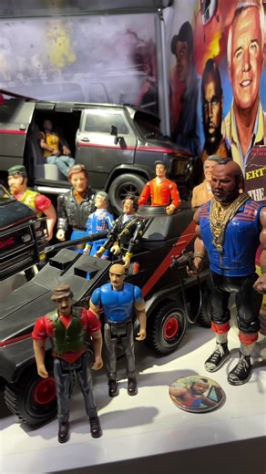 Tell me you grew up in the golden age of action figures… without telling me. Because if you had The A-Team figures, you knew. The van, the weapons, the gear, pure magic. Hours on the floor, missions fighting the bad guys, but somehow no one ever died. Hannibal with the plan. Face with the charm. Murdock with the chaos. And B. A Had the muscle.. If you had the figures and the memorabilia, you were winning at life. So be honest… who else still loves The A Team? And most important question, who was