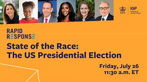 State of the Race: The US Presidential Election