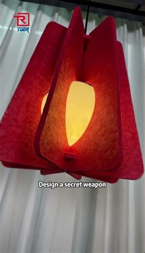 Designer's Color Aesthetic Standard | Chinese Red Handcrafted Light, Perfect for Modern/New Chinese.