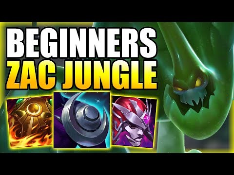 HOW TO PLAY ZAC JUNGLE FOR BEGINNERS IN-DEPTH GUIDE S13! - Best Build/Runes S+ - League of Legends