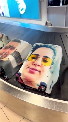 Custom Funny Photo Luggage Cover For Family/Friends/Travel Lovers! #personalizedgifts #luggagecover