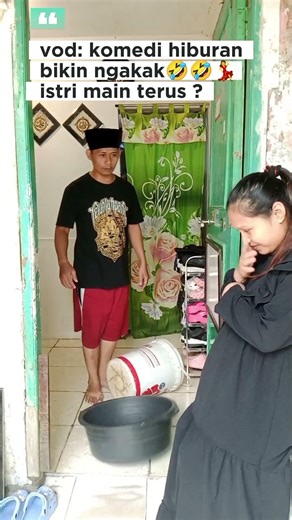 Vod komedi huburanBikin ngakak🤣🤣🤪💃Istri main terus..? #vod #komedi #videoviral #lucu #fypyoutube