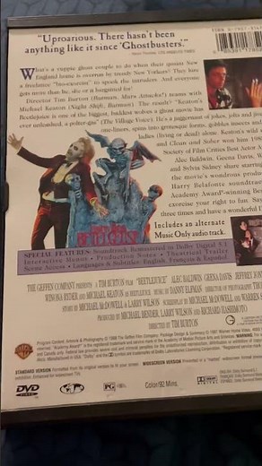 Beetlejuice DVD 📀 ￼