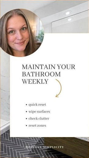 Weekly Bathroom Reset Routine That Keeps It Clean