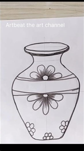 Very easy trick to draw pot #potdrawing #easydrawing #art #best #stepbystep #doodleart #doodle