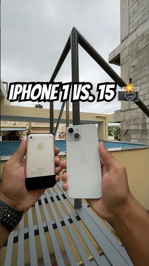 First iPhone vs. iPhone 15: Camera Test