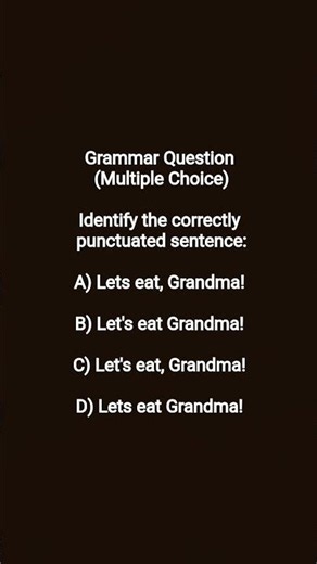 Punctuation Challenge! #english #englishvocabmastery