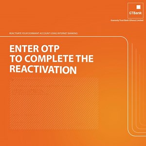 Do you know you can reactivate your dormant account using the internet banking portal? Learn how by following these simple steps. Now that’s a breath of fresh air. #GTBankgh #SimpleBanking #Staysafe | Guaranty Trust Bank - Ghana