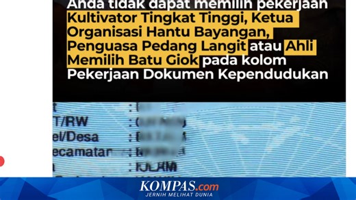 Daftar Lengkap 99 Pekerjaan yang Boleh Dicantumkan di KTP dan KK, Apa Saja?