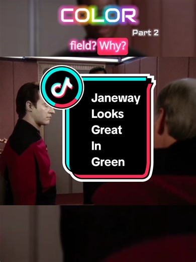 Janeway's Stunning Green Outfits in Star Trek