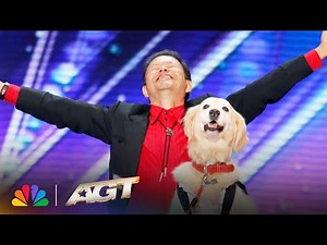 José & Carrie The Dancing Dog WOW Simon Cowell 🤩 | AGT