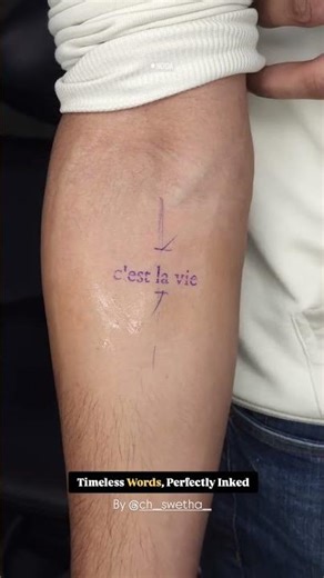 Meaningful Script Tattoo | Words That Define You | Custom Script Tattoo by Aries Tattoo Noida