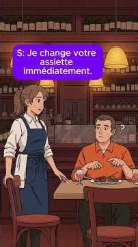 French Listening and Speaking Practice - Le Restaurant