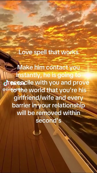 Love spell to bring back your ex, inbox me now to help you fixed that your broken relationship and restore that your lost marriage #fyp #love #lovespell #psychic #tarot
