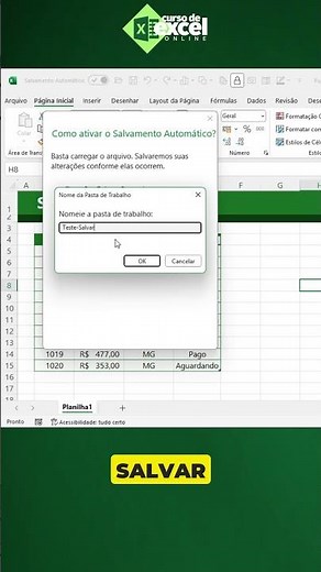 Dica de Excel: Como SALVAR sua Planilha Automaticamente