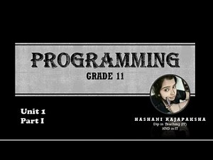 Programming Basic Tutorial in Sinhala |OL ICT Lesson 1 | Flow Cart | Pseudocode | Pascal part 1