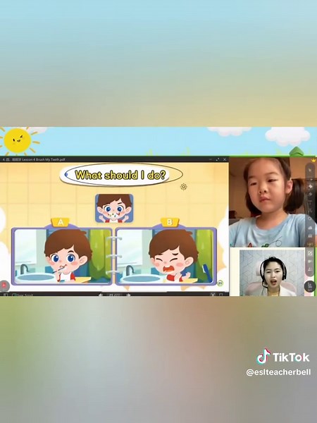 English Teacher Goes Cartoonish at 2x Speed