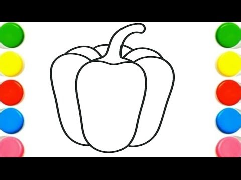 Vegetables drawing, painting and coloring for kids and toddlers | Art and Learn | kids songs