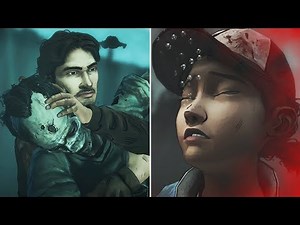 Clem Does Nothing to Save Luke vs Luke Sacrifices himself to Save Clem -All Choices The Walking Dead