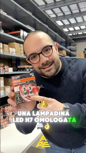Kit lampade LED H7 Night Breaker Led SPEED Omologate OSRAM Plug&Play