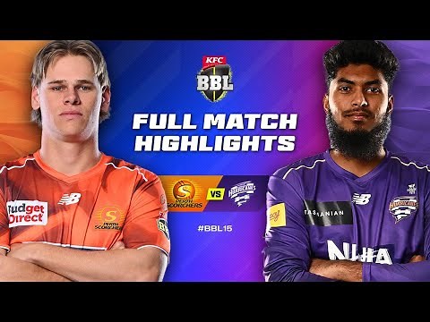 Perth Scorchers v Hobart Hurricanes Match Highlights | #BBL15