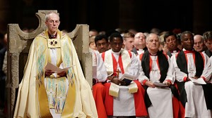 Archbishop Justin Welby enthroned in Canterbury