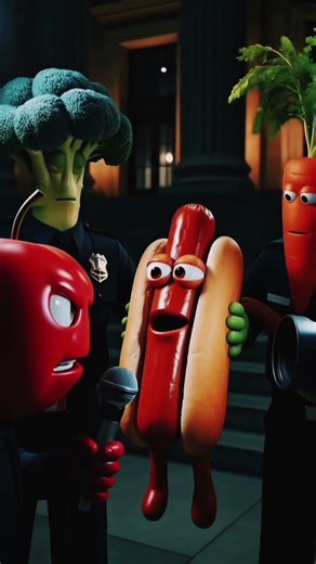 Hot Dog Arrested for Being Unhealthy! 🌭⚖️