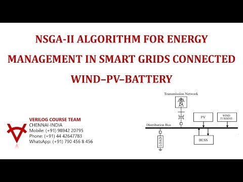 NSGA II ALGORITHM FOR ENERGY MANAGEMENT IN SMART GRIDS CONNECTED WIND–PV–BATTERY