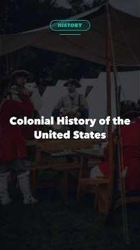 Colonial History of the United States
