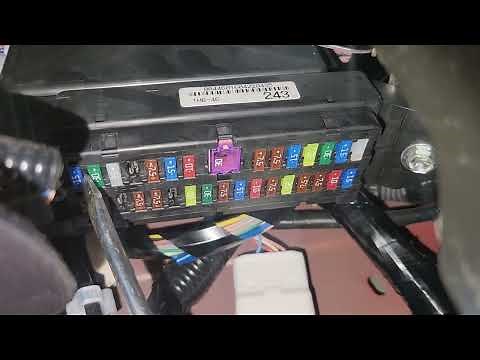 Toyota tundra unlock /lock fuse location. Cabin fuse box location