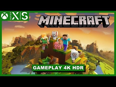 Minecraft Xbox Series X Gameplay 4K HDR