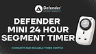 Defender Mini 24 Hour Segment Timer Plug Switch Socket Energy Saver  | eBay UK