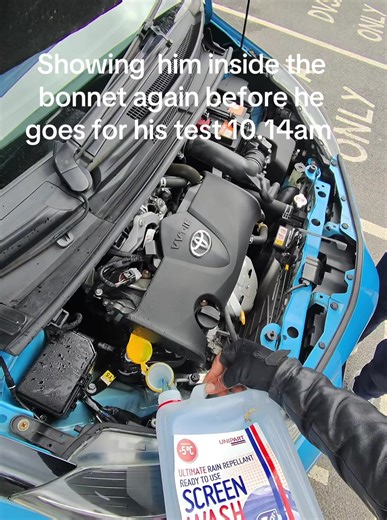 Car Test Prep: Checking the Bonnet
