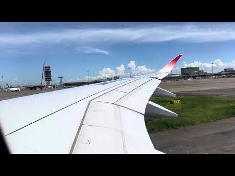 JAL 離陸前の機長の挨拶