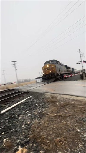 CSX M364 flying through Houston, OH with the spirit of Cincinnati leading #csx #train #railfan