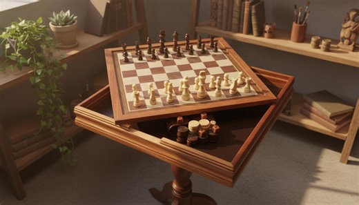 3-IN-1 Chess, Checkers & Backgammon Table Set — 18'' Premium Wooden Game Table for Home Decor, Luxury Gift Personalized - Etsy