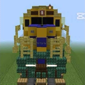 ATSF SD40-2 In Minecraft #train #minecraft #minecraftshorts #craftyfoxe #atchisontopekasantafe