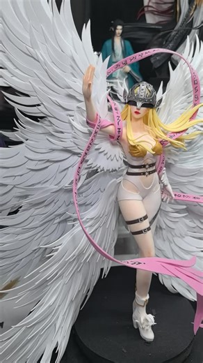 Luna | From concept to finish: Angewomon figure making process ✨ Precision sculpting, layered painting, and fully articulated wings to capture her... | Instagram