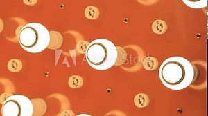 LED Lighting Production Process. Concept of: lighting, technology.