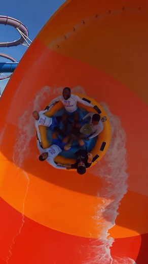 Experience the Thrill: Tallest Double Tornado Water Slide Adventure!