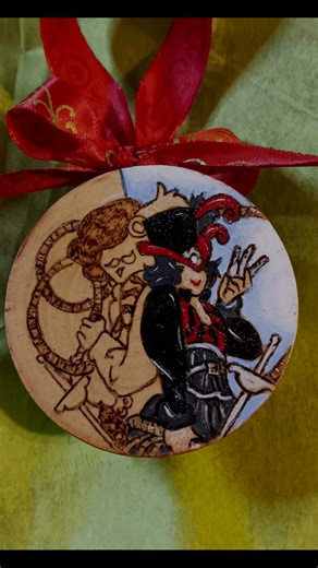 The first of the 2025 Christmas ornaments have been made and given. I still have quite a few to do. | Trial by Fire Pyrography