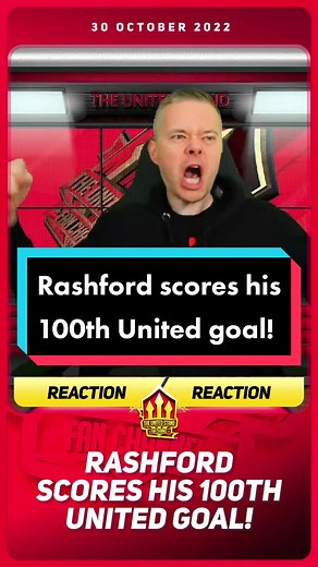 Marcus Rashford 100th Goal Header Reaction | Goldbridge | ManUtd vs WestHam