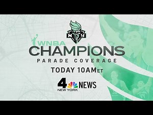LIVE video from New York Liberty ticker-tape parade through the Canyon of Heroes | NBC New York