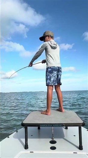 Coaching Tucker Into a Florida Keys Bonefish