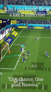 One chance. One goal. Bazema.”. #pes #efootball #football #trendingshorts #trending